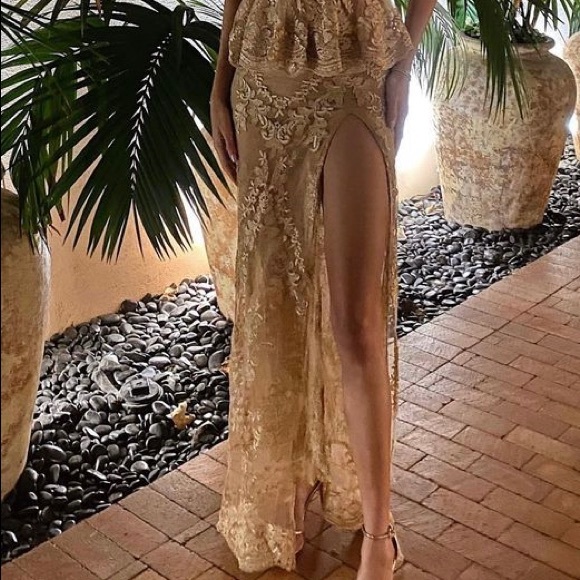 COPY - Gold or warm sand dress - Picture 5 of 5